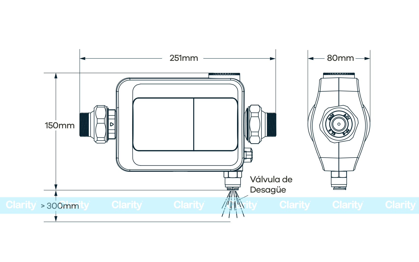 AquaKleen Filtro de Agua con Autolimpieza